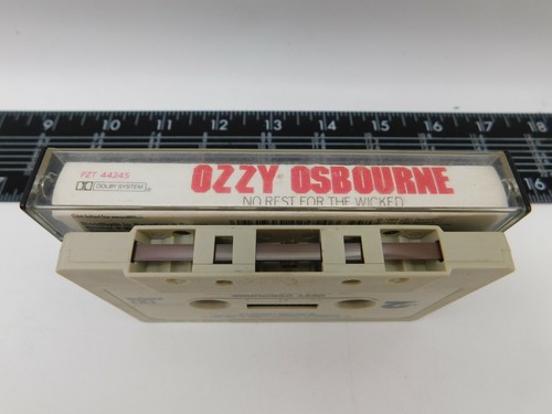 Ozzy Osbourne Cassette No Rest for the Wicked Audio Tape PZT-44245 - Picture 3 of 3