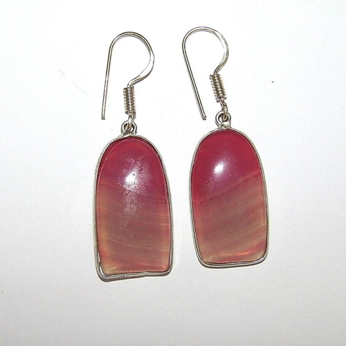 Gorgeous selection of Pink Gemstone earrings in silver new Fast UK delivery - Picture 15 of 21
