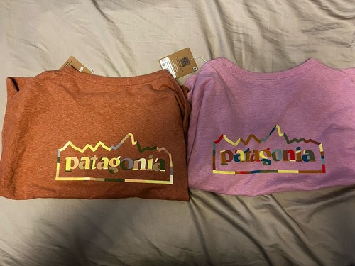 Patagonia Fitz Cuts einfaches kurzärmliges Damenshirt-Set neu mit Etikett $ 90 - Bild 2 von 2