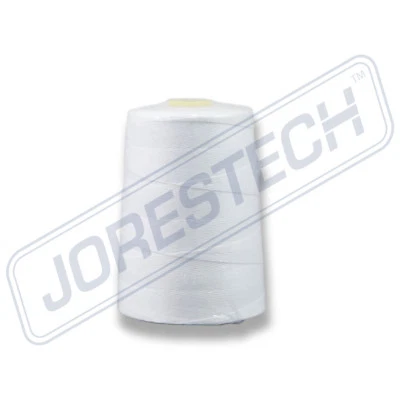 New 1 Cones 100% Polyester White Thread for Portable Bag Closer Stitcher
