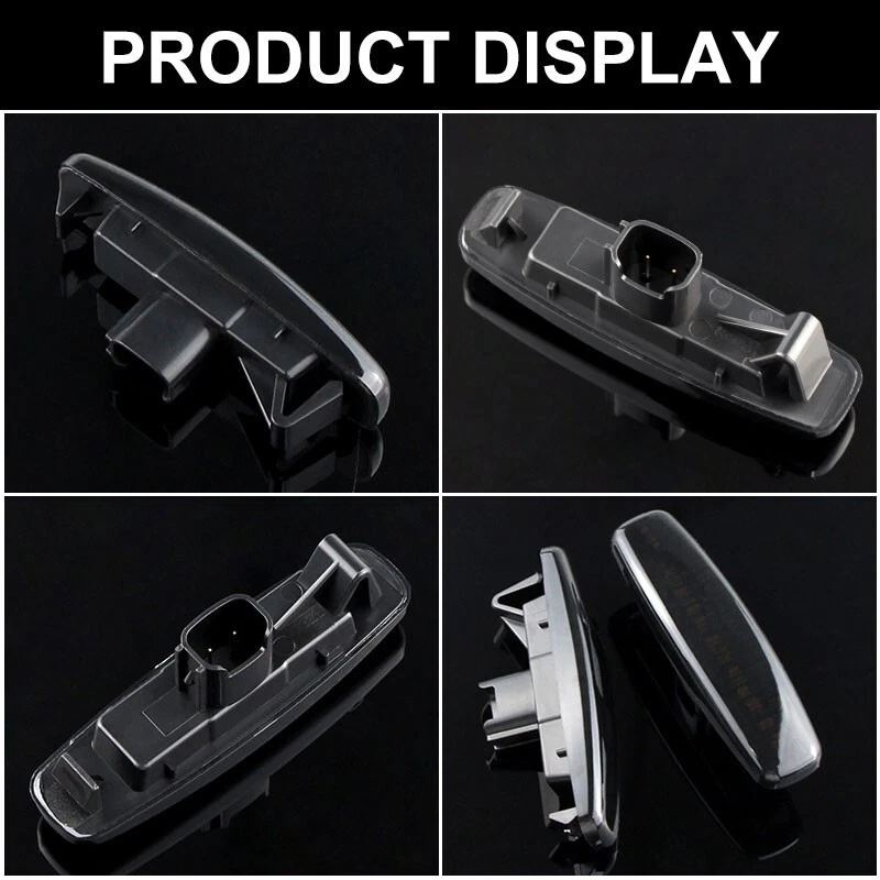 Luces LED laterales de lente negra para Nissan Pathfinder Infiniti M35 M45 G35 G37 Foto 4 de 4