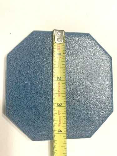 New Vintage American Olean Ceramic Cr Cobalt Blue #345 Octagon 4 1/4" x 4 1/4" - Picture 5 of 8
