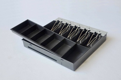 HK SYSTEMS Till, Tray Cash Drawer, Metal wire gripper, 5 Bills and 5 Coins - Picture 5 of 8