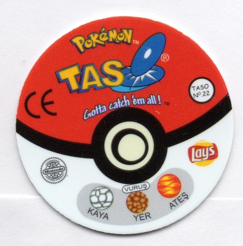 A ESCOGER TAZO POKEMON 1º EDICIÓN 1998 EN TURCO - LAYS TASO TURKISH 1ª EDITION - Imagen 44 de 100