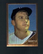 1996 TOPPS FINEST MICKEY MANTLE Commemorative  #12 (1962 #200) w/ PEEL