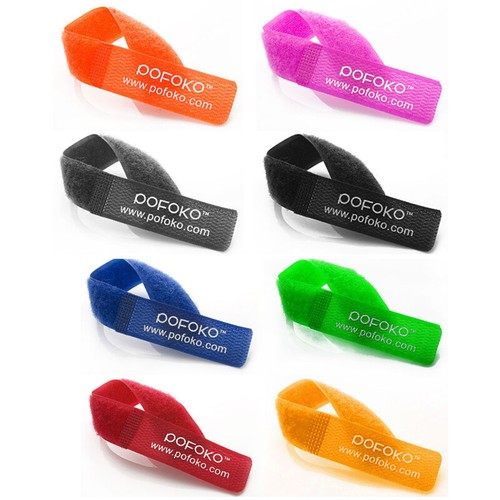 Hook And Loop Cable Ties Reusable Straps Tidy Strap Various Colours 20mm*185mm - Picture 1 of 5