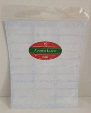 60count SNOWFLAKE Gartner Studios Holiday Address labels - Printer Safe