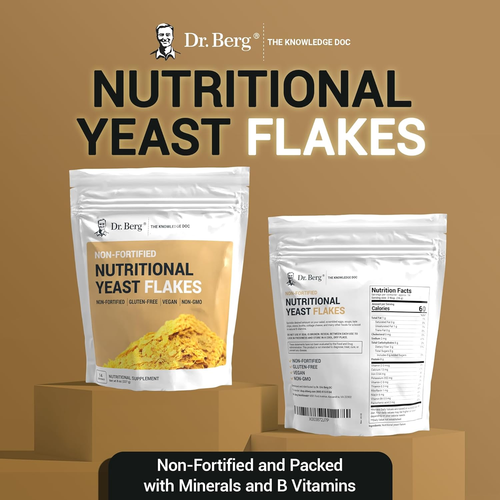 Dr. Berg Nutritional Yeast Flakes, Non-Fortified, Naturally Occurring B Vitamins - Picture 5 of 7
