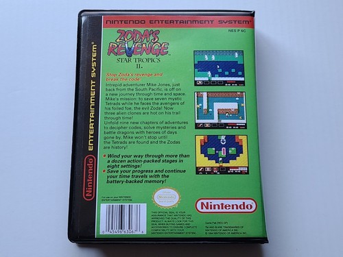 SOLO FUNDA Zoda'a Revenge Star Tropics II NES Caja CUALQUIER 4+ 20% DE DESCUENTO - Imagen 2 de 5
