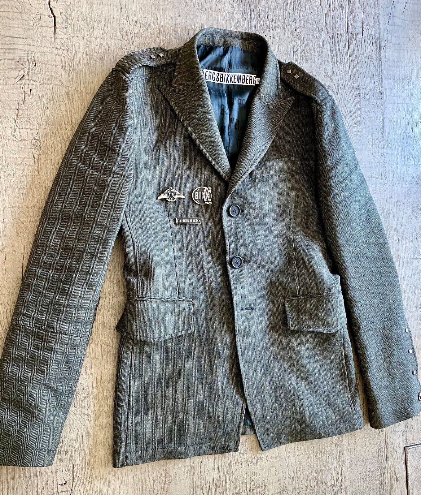 Dirk Bikkembergs Coat Jacket - Gem Dirk Bikkembergs Coat Jacket - Gem