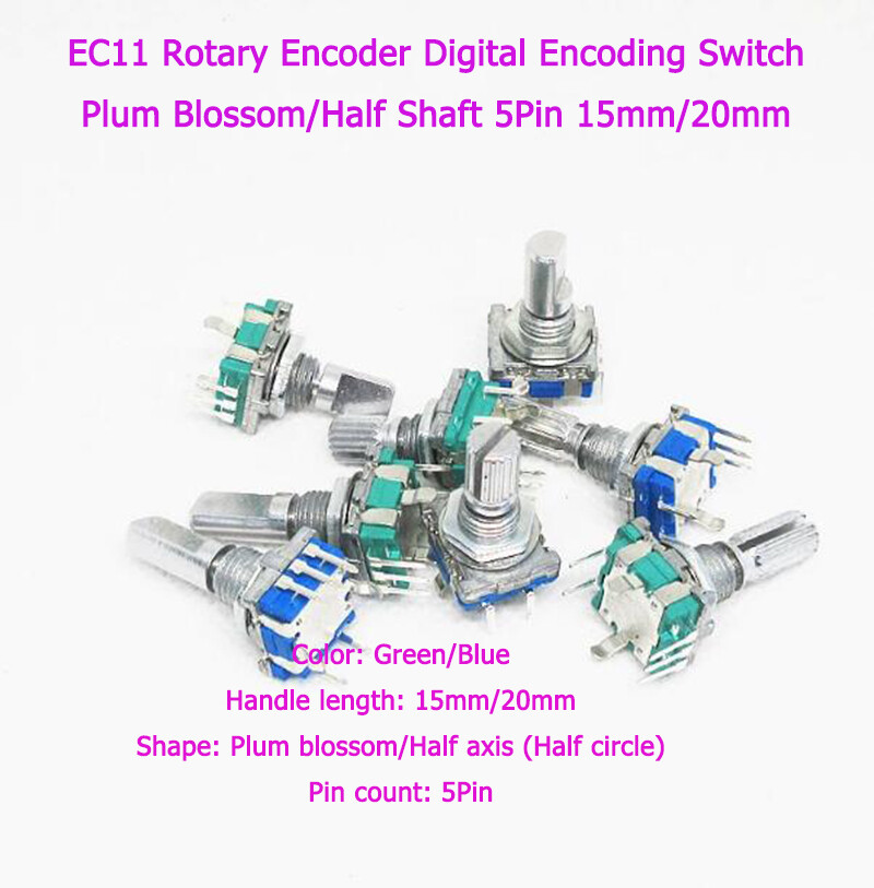 EC11 Rotary Encoder Digital Encoding Switch Plum Blossom