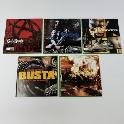 Busta Rhymes CD x5 in Paper Sleeves - Anarchy, Genesis, Etc. Hip Hop Flipmode