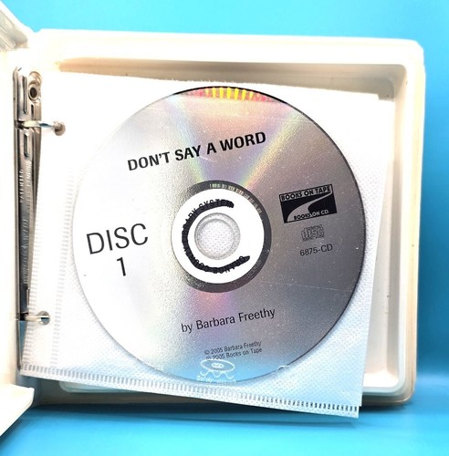 Don't Say a Word by Barbara Freethy CD Audio Book on 10 Discs A2 - Imagen 2 de 2