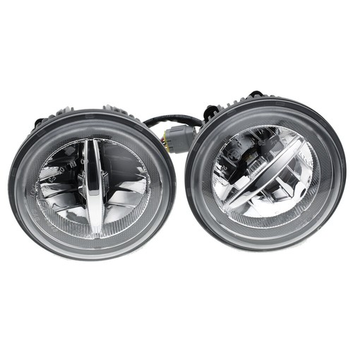 White LED Halo DRL Fog Driving Lamp for 03-09 Hummer H2 Daytime Running Light - Picture 2 of 10