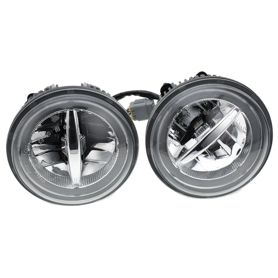 Lámpara de conducción antiniebla LED blanca Halo DRL para 03-09 Hummer H2 luz de circulación diurna Foto 2 de 4