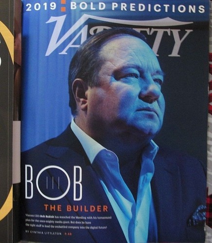 Variety Magazine December 11, 2018 Golden Globes Countdown, Bob Bakish   - Picture 1 of 3