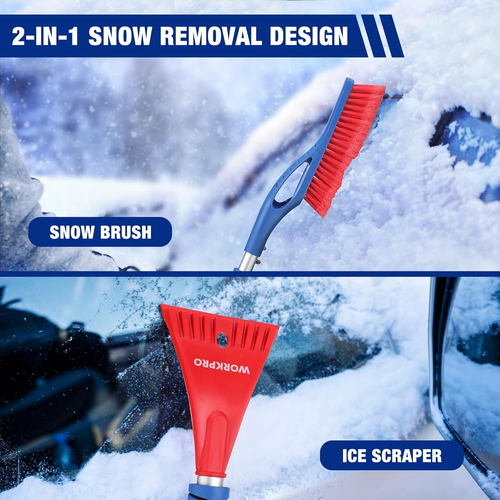 27" Snow Brush and Ice Scraper for Car Windshield, Car Snow Brush and Ice Scrape - Picture 2 of 8
