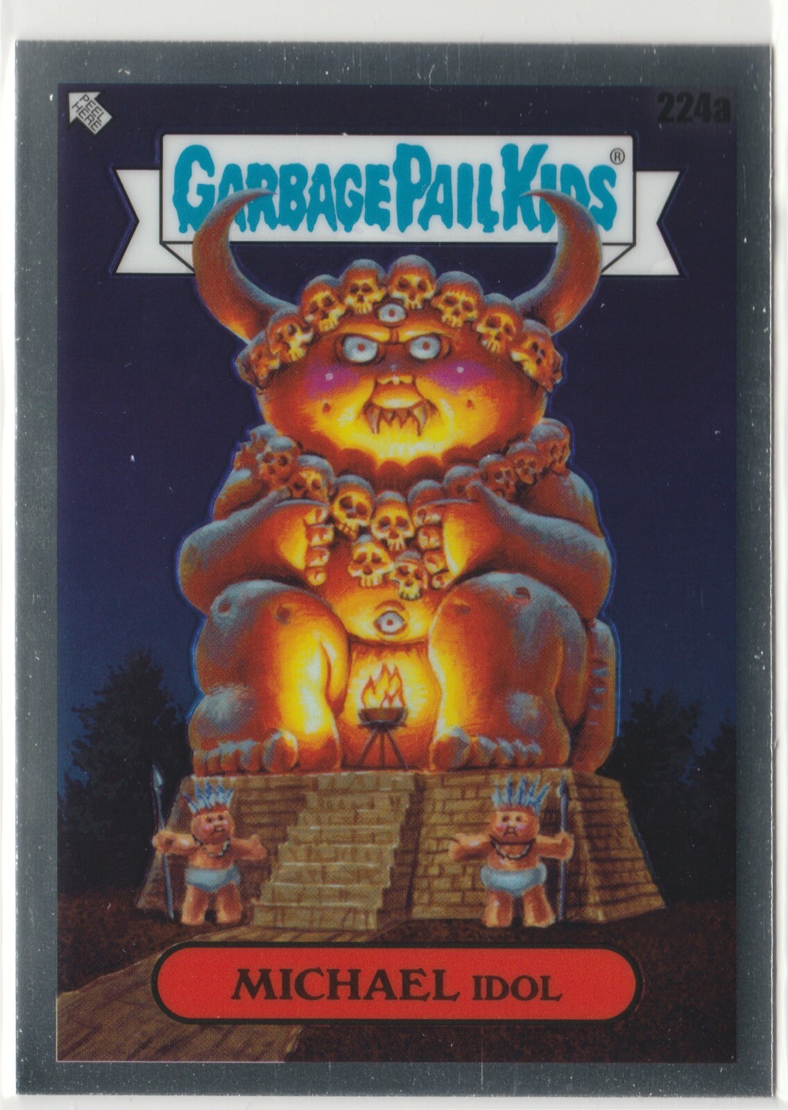 Michael Idol #224a Garbage Pail Kids 2023 Chrome Series 6 CS6 GPK Card