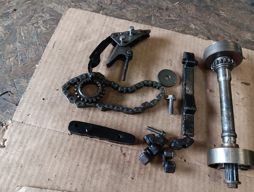 Kawasaki ZX900a ZX900 Alternator Drive Chain Assembly And Tensioners And Mor A4 - Picture 10 of 12