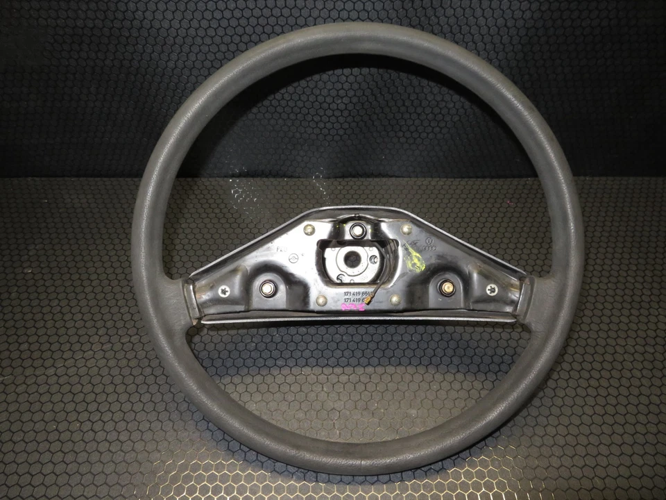 1977-1988 Porsche 924 OEM volante de 2 raios com botão de buzina 924s 944 *BOM* - Imagem 3 de 4