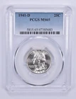 1941-D Washington Quarter MS65 PCGS Blue Label