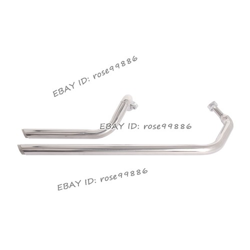 Para Yamaha XV750 XV1100 Virago 1984-1998 Sistema de escape completo Tubo Silenciadores Puntas - Imagen 2 de 6