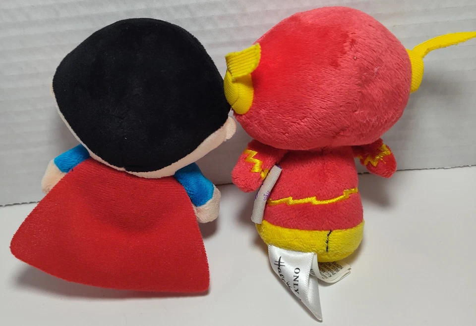 "Juguete de peluche Hallmark Itty Bittys DC Liga de la Justicia Superman y Flash 5""" Foto 2 de 3
