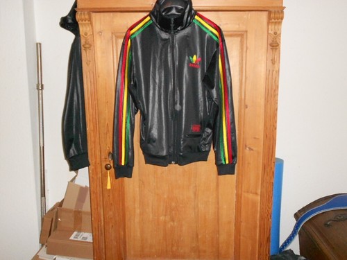 Neuwertige 90er Adidas Chile 62 Rasta Jamaika Jacke inUS: M fällt wie EU XL !!! - Bild 10 von 12
