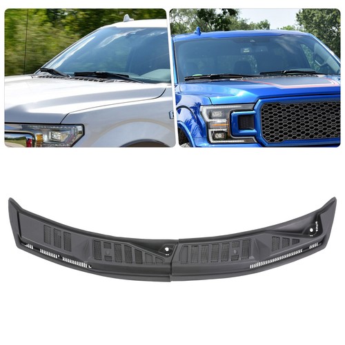 For Ford F-150 2015-2020?2Pcs Improved Windshield Window Wiper Cowl Grille Black - Foto 12 di 15