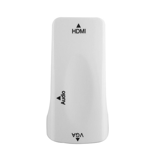 HDMI Female to VGA SVGA Adapter HD 1080P Video 3.5mm Stereo Audio Converter - Picture 3 of 4
