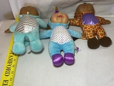 Lot 3 Cabbage Patch Kids  Unicorn Shark Giraffe CPK Collectible Exotic Friends