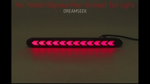 For Honda CR-V 2005-2006 LED Rear Bumper Reflector Light Red Brake Sop Tail Lamp - Video 1 of 1