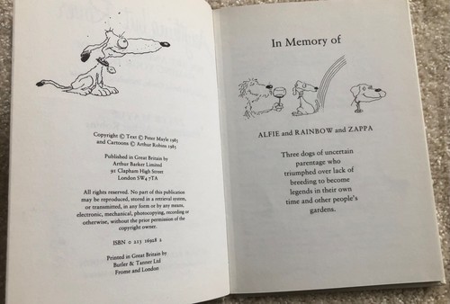 Anything But Rover: Art and Science of Naming Your Dog - Robins, Arthur Hardback - Bild 3 von 3