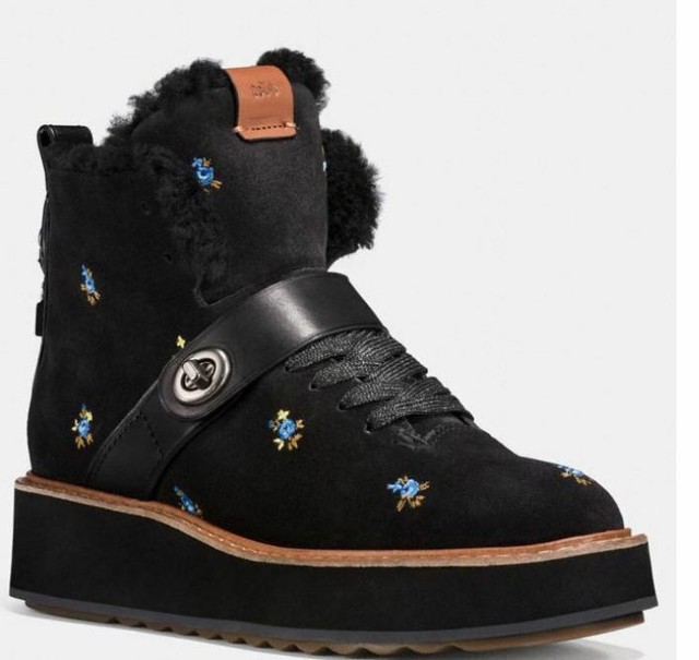 Coach Womens Urban Hiker Suede Cold Weather Booties Ankle Coach Womens Urban Hiker Suede Cold Weather Booties Ankle