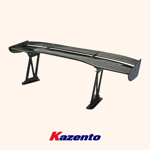 Rear GT Spoiler (L/170cm H/29cm) For Nissan R35 GTR 08-19 VT Style Forged Carbon - Picture 6 of 8