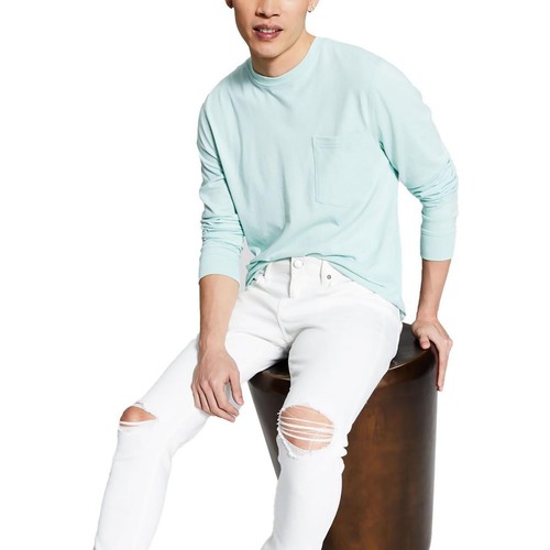 And Now This Mens White Ripped Destroyed Denim Skinny Jeans 30 BHFO 0289