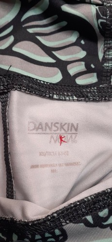 danskin leggings XS Green Butterfly Print Fitness Yoga Pants - Picture 9 of 10
