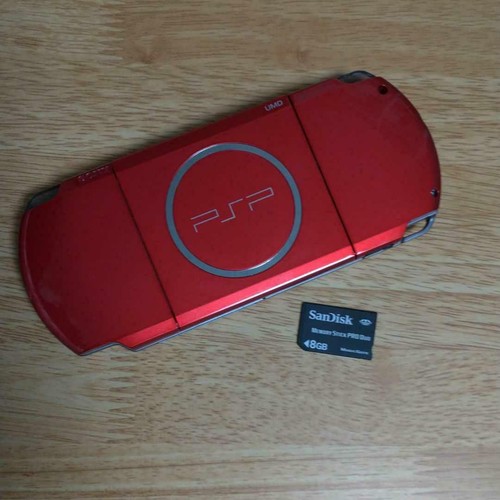 SONY PSP Playstation Portable Radiant Red PSP-3000RR Console Only Japan import - Picture 2 of 6