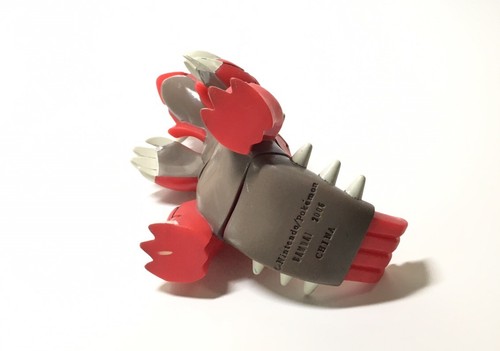 Japan Bandai 2006 Groudon Pokemon Monster Soft Vinyl Collection Figure Toy - Picture 5 of 5