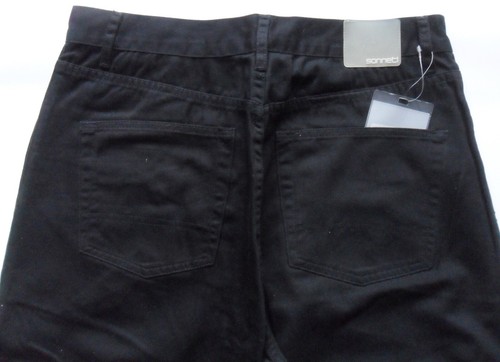 Schwarze Freizeithose Baumwolle Comfort Fit Hose Gr: 28 - 38 Sonneti - Bild 7 von 8