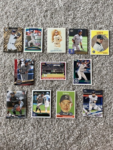12 Karten HOF Ichiro Lot - Mariners Marlins - Bild 1 von 6