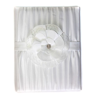 STUDIO HIS & HERS* 9"x11.5" White WEDDING MEMORY BOOK ...