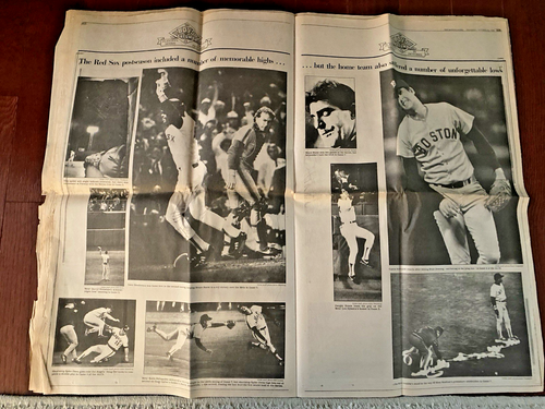 Boston Globe Special Insert October 30, 1986 Boston Red Sox Boys of Autumn - Picture 10 of 18