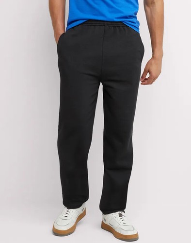 Hanes EcoSmart Men's Fleece Sweatpants with Pockets Open Leg - Size S TO 3XL - Picture 11 of 14