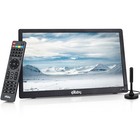 eXuby 14" Small Portable Tv for Kitchen, Bedroom - Streaming Device Compatible