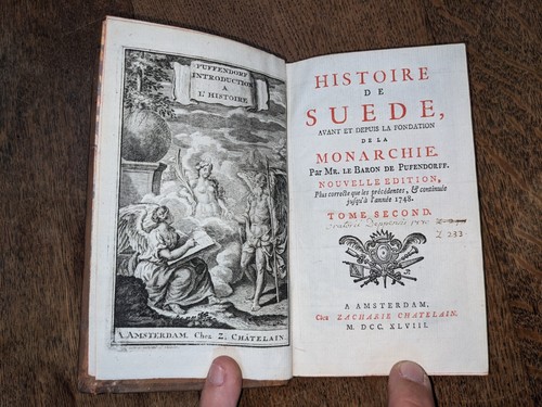 livre ancien-Pufendorff - Histoire de Suède T 2 - 1748 - Picture 3 of 12