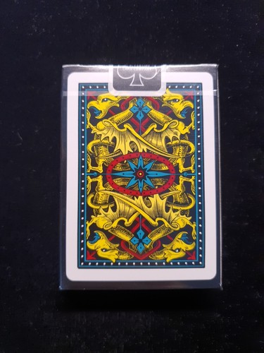 Bicycle Dragon Back Yellow Playing Cards Deck for MAGIC CARDISTRY NEW RARE - Picture 2 of 5
