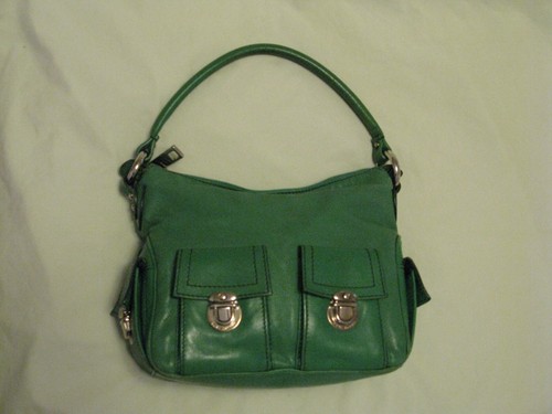 Marc Jacobs Collection 'Blake' Emerald Green Multi-Pocket Hobo Bag Classic Style - Picture 2 of 11