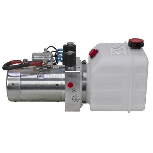 12 Volt DC 1.4 GPM 3000 PSI Double Acting Hyd Power Unit Bucher Wuxi 9-12368-11 - Picture 3 of 6