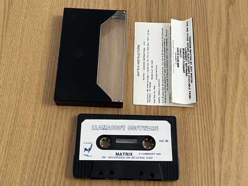 VIC 20 Llamasoft Matrix Rare Design Game - Working -👽👾Retro Gift Idea👾👽 - Picture 7 of 24